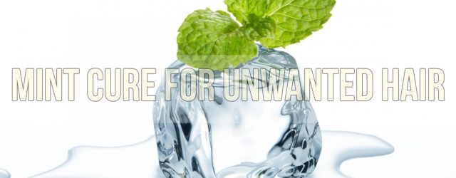 Mint Cure for Unwanted Hair